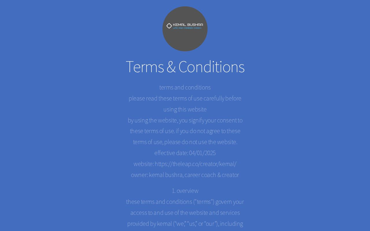 Terms & Conditions